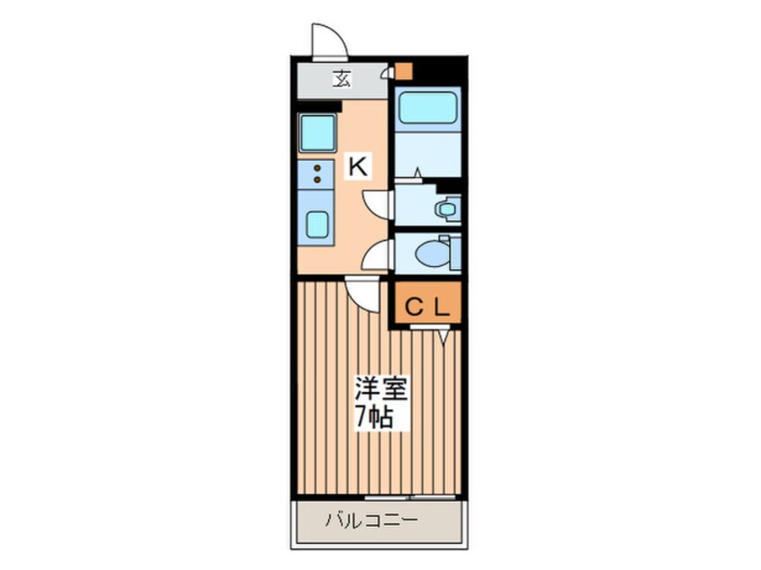 間取図 ﾘﾌﾞﾘ･仙台東口