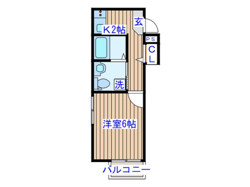 間取図 BLUE　PARKS長町