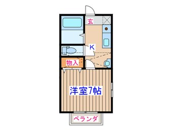 間取図 HIコーポ　5