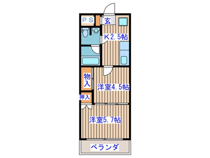間取り図 クレールコート