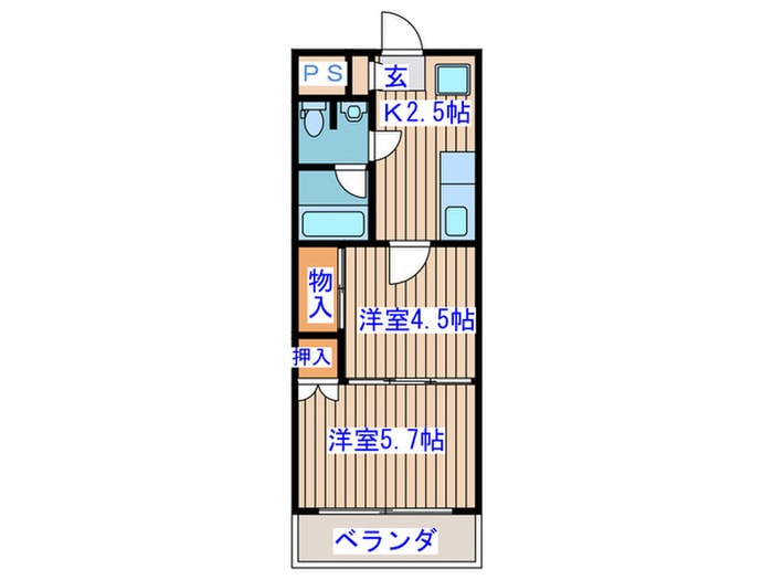 間取り図 クレールコート