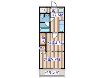 間取図 クレールコート