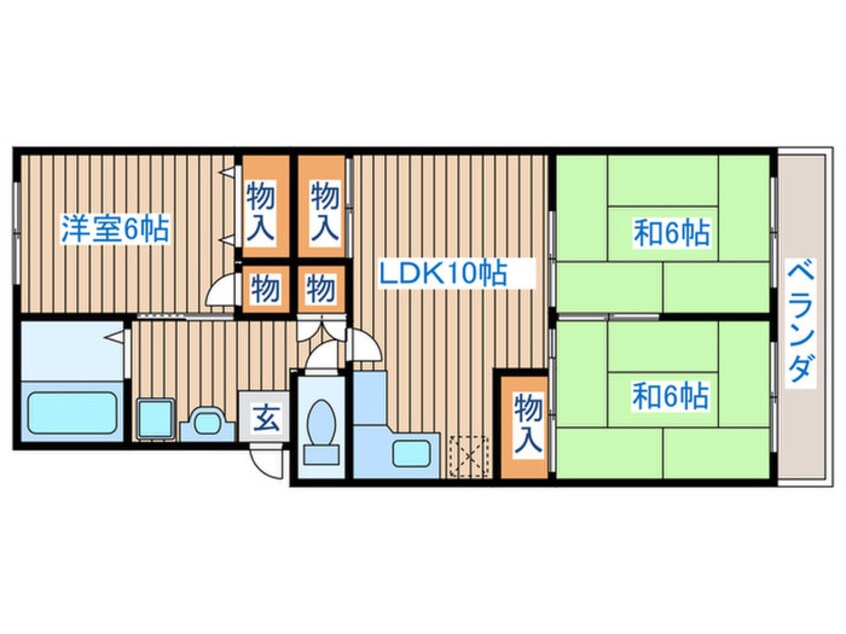 間取図 石川ハイツ