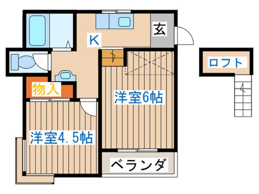 間取図 サニ－ライフ郡山