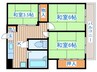 大手町ＹＫハイツＡ 3Kの間取り