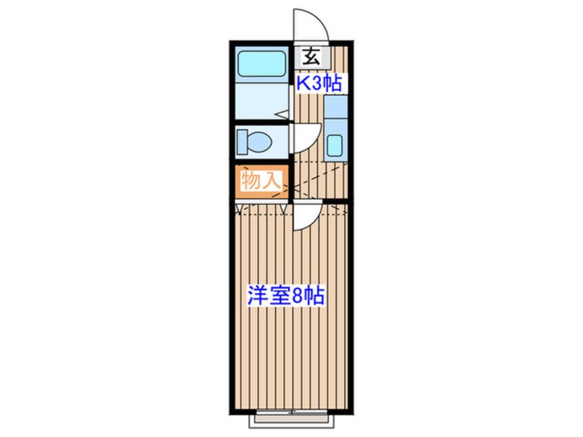 間取図 ホワイトキャッスル遠見塚15番館