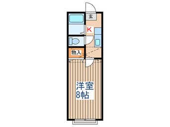 間取図 ホワイトキャッスル遠見塚15番館