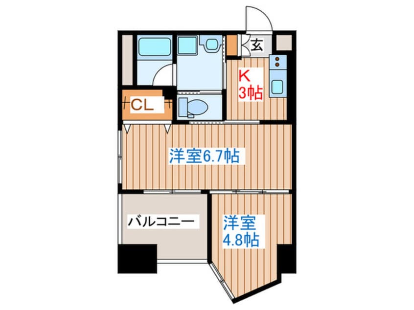 間取図 マルタマファイブリッジ