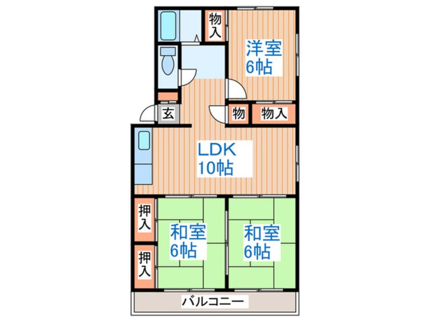 間取図 南陽コーポ