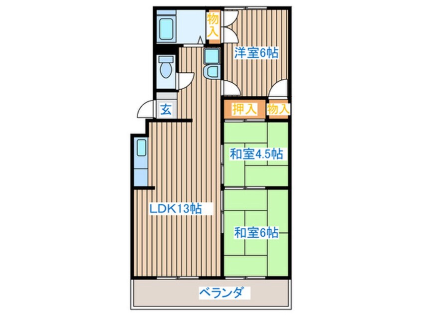 間取図 南陽コーポ