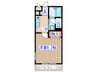 ＥＬＥＶＥＮ河原町 1Kの間取り