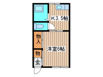 間取図 コーポブリッジサイド