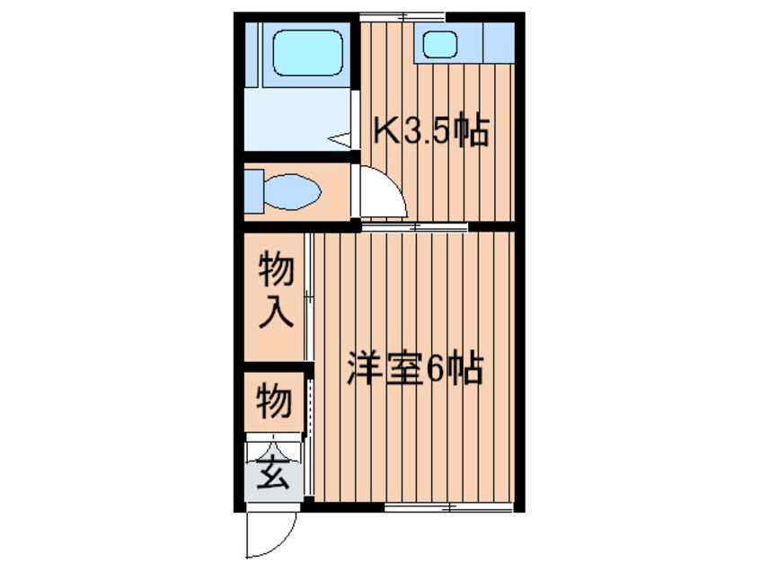 間取図 コーポブリッジサイド