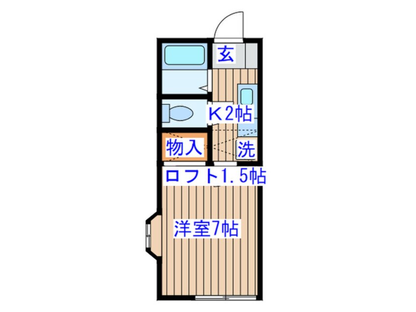 間取図 フォ－ティン八幡