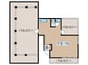 Ｍ・夢想館Ⅲ 1Rの間取り