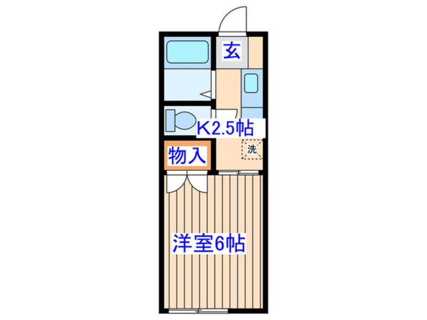 間取図 コ－ポ花束