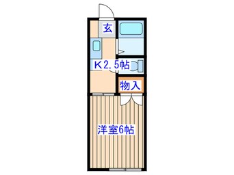 間取図 コ－ポ花束