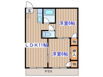 間取図 燕コーポ