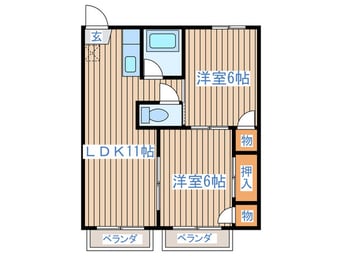 間取図 燕コーポ