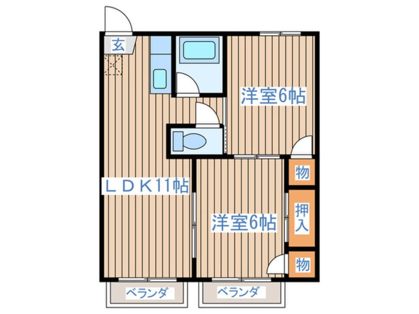 間取図 燕コーポ