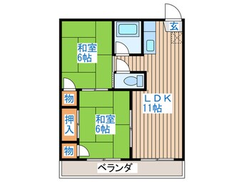 間取図 燕コーポ