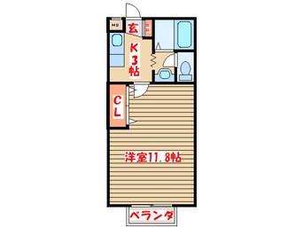 間取図 ハウスリバ－ユＢ