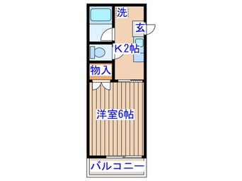 間取図 フリーデンハイツB棟