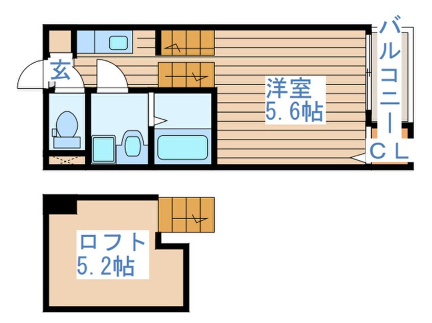 間取図 リュミエ萩野町