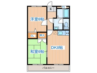 間取図 みのが丘アベニュー