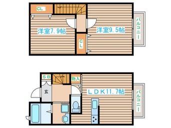 間取図 メゾン・ド・クロシェット