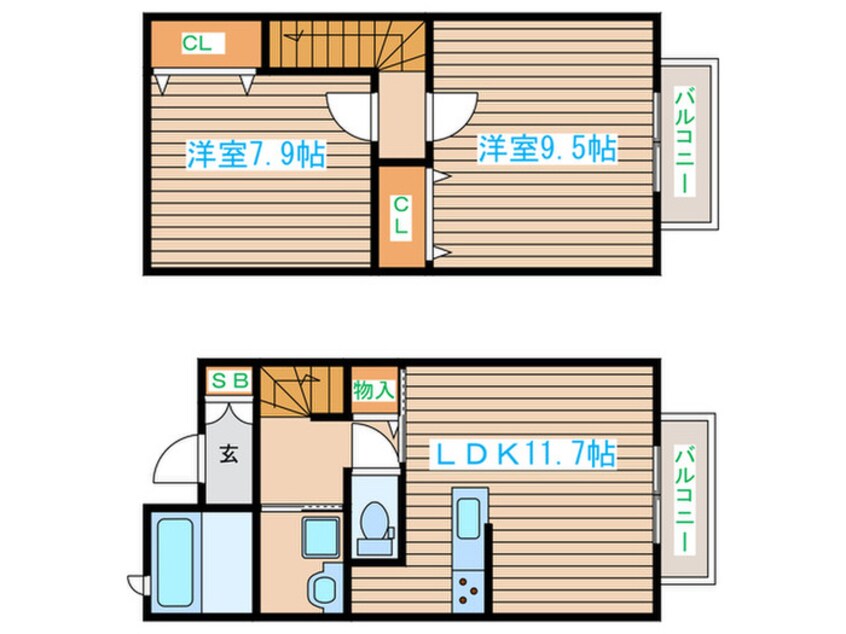 間取図 メゾン・ド・クロシェット