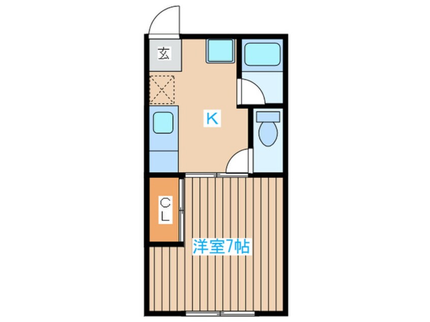 間取図 コーポ須藤