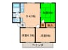 サンライフ柏木Ｂ 3DKの間取り