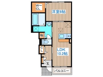 間取図 アパパネⅢ