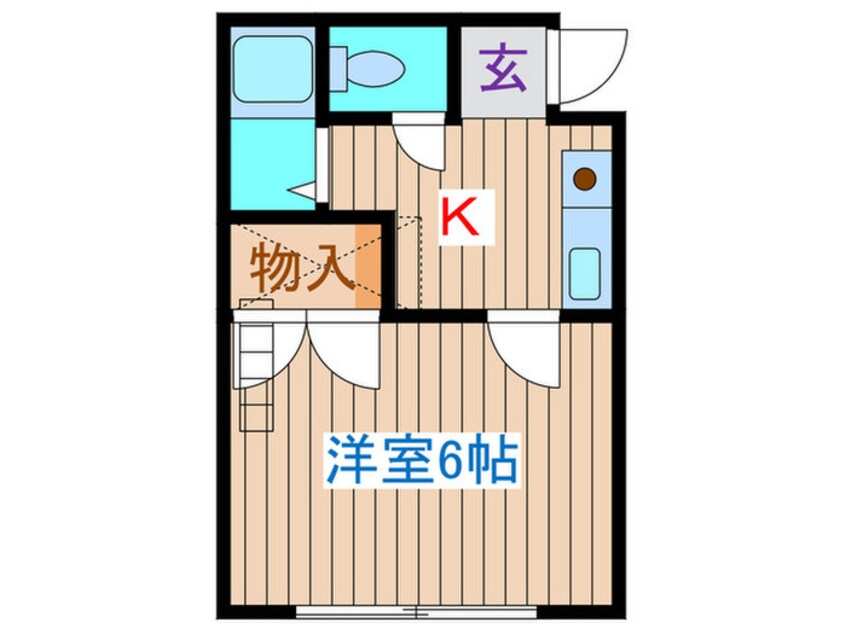 間取図 コーポ早坂