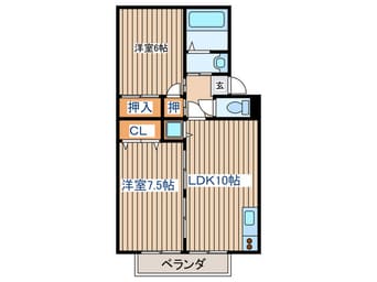 間取図 ロイヤルコート文化町Ⅳ番館