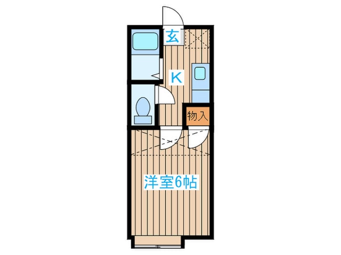 間取り図 エクセルシャトー原町