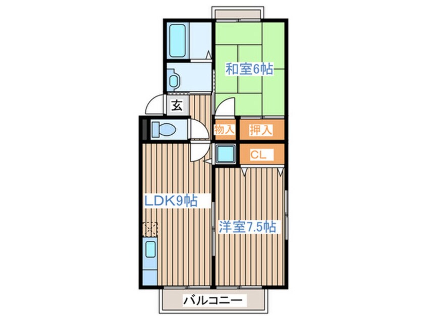 間取図 セジュール大町