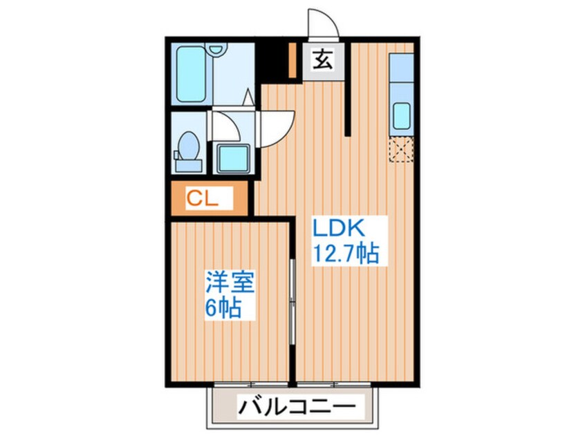 間取図 シティハイツ千葉