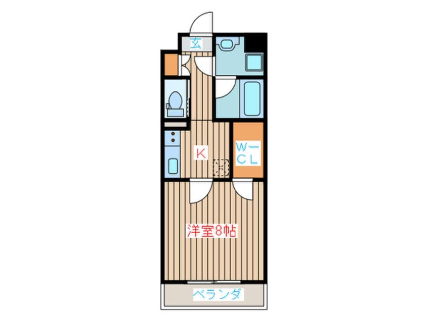 間取図 ヴィアーレ新寺
