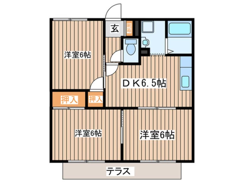 間取図 ファミールふじ
