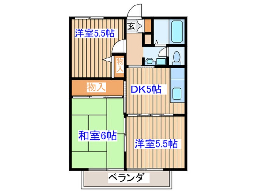 間取図 Ｄｉａｓ・Ⅰ