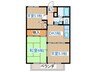Ｄｉａｓ・Ⅰ 3DKの間取り