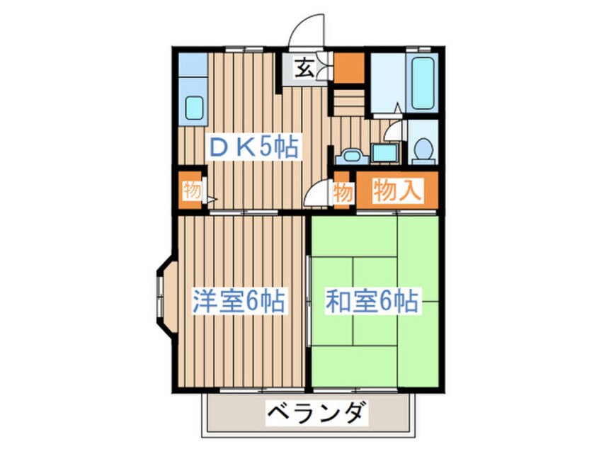 間取図 Ｄｉａｓ・Ⅱ