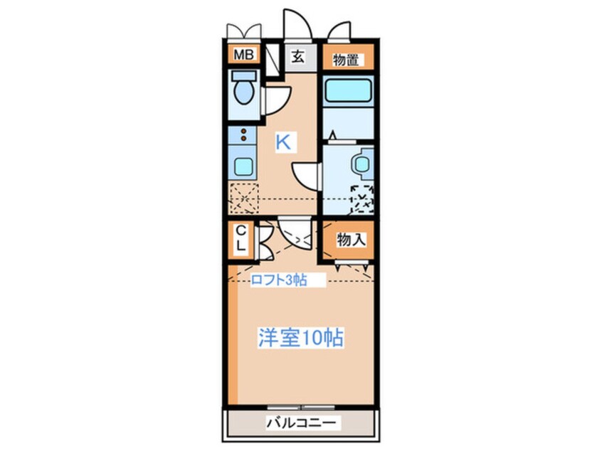 間取図 センチュリー若林