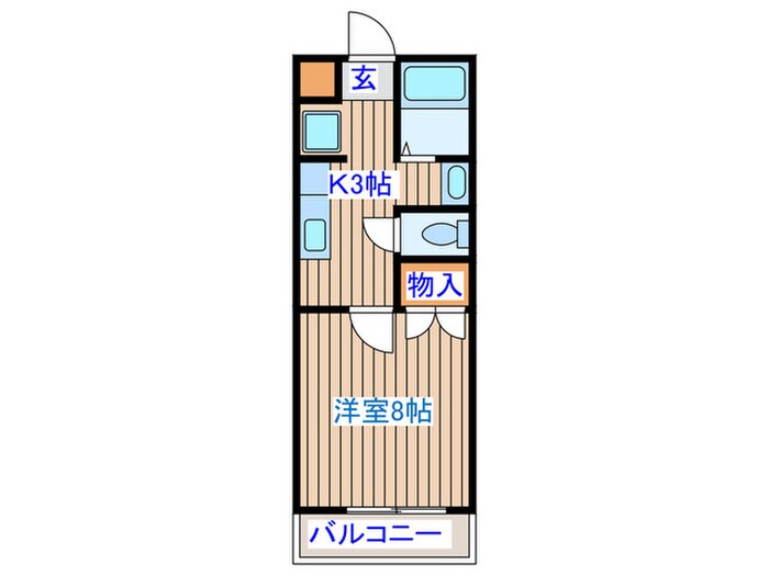間取り図 アミューズシバタ　Ｃ
