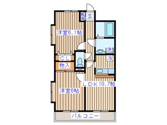 間取図 プラ－ナ泉中央