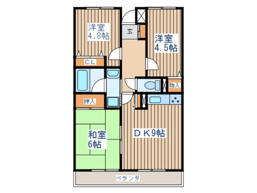 間取図 ルシード上飯田