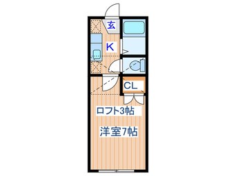 間取図 フリーダムヒル白鳥Ａ棟