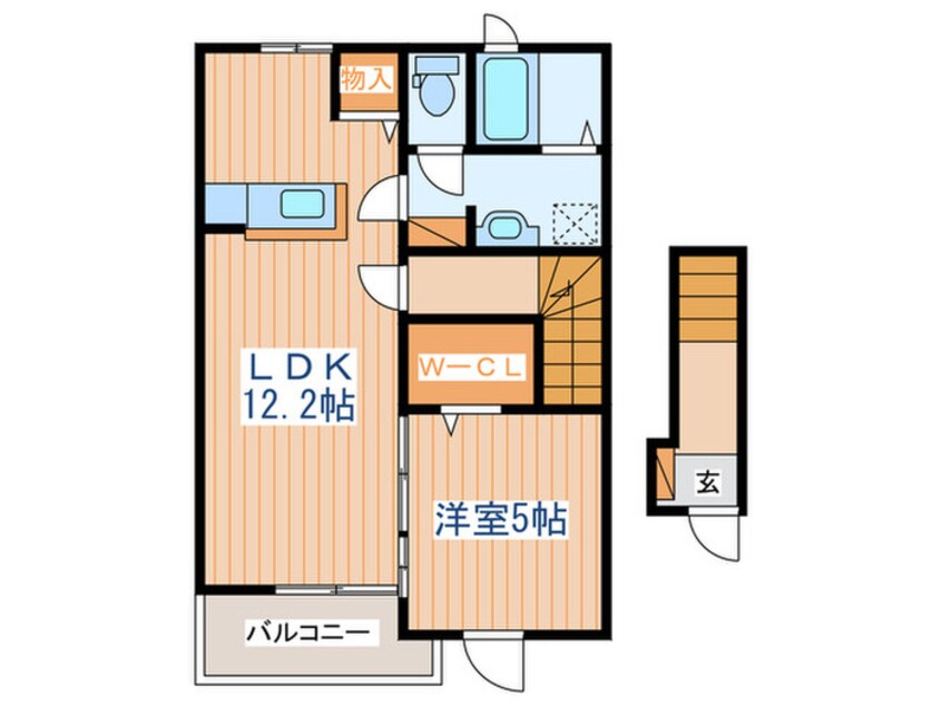 間取図 カーサアリエッタC
